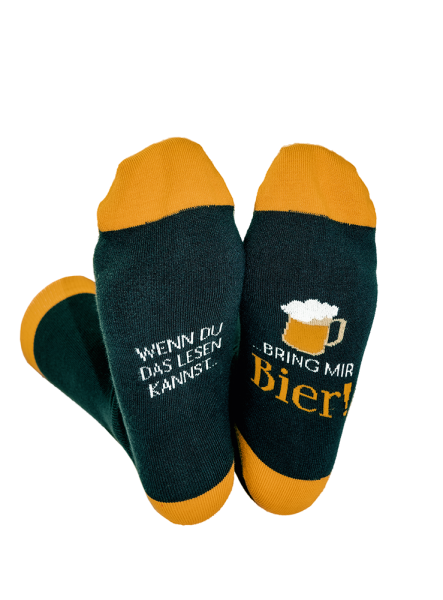 Coole Socke "Bring mir Bier"